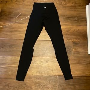 7/8 Black Align Lululemon Leggings